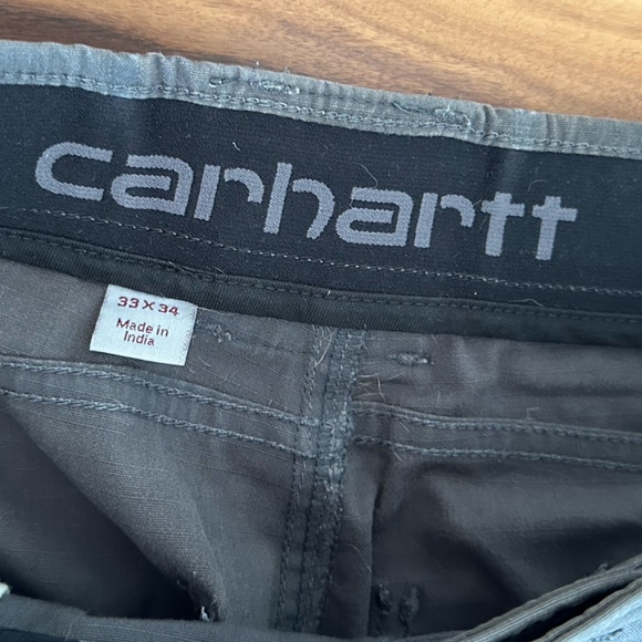 Carhartt Men's Cargo Work Pants size 33x34 - Picture 5 of 7